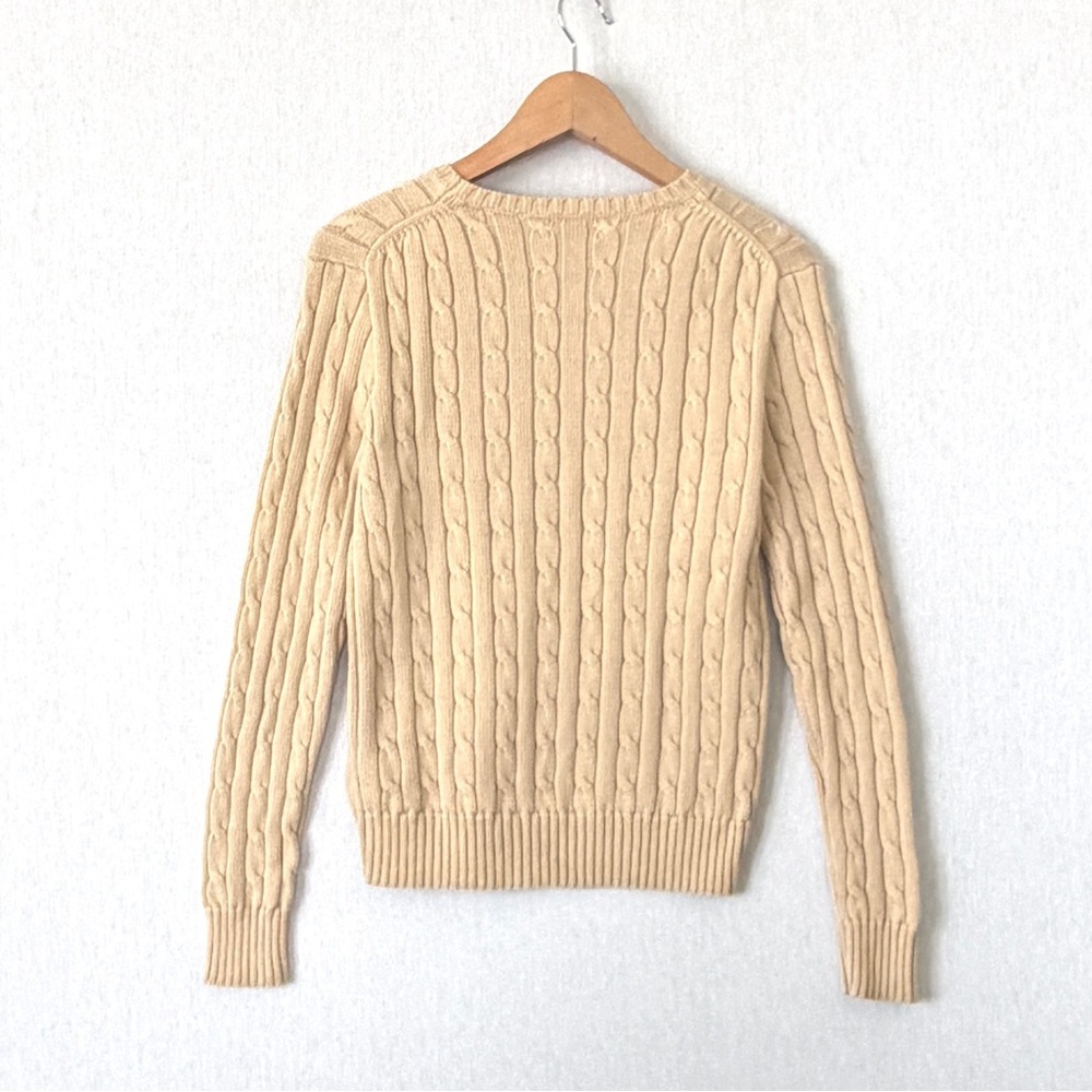 Polo Ralph Lauren Cable-Knit Cotton Crewneck Sweater - Picture 5 of 14